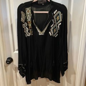 DOUBLE D RANCH XL BLACK TUNIC